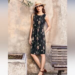 Peruvian Connection Spring Garland Sheath Dress